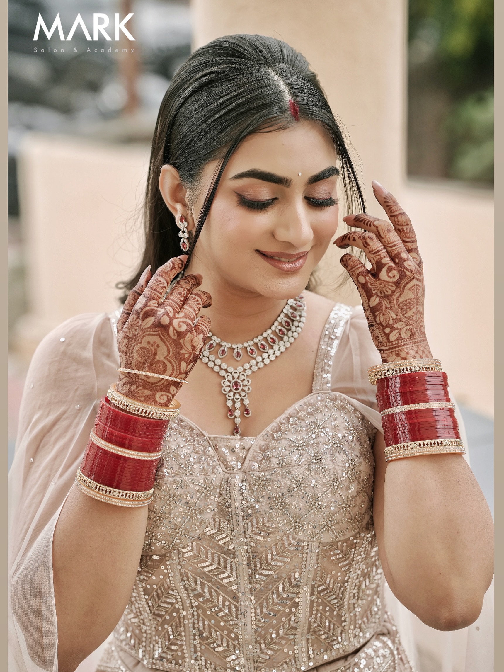 Reception Makeup Look