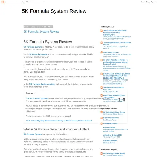 5kformulasystemreview