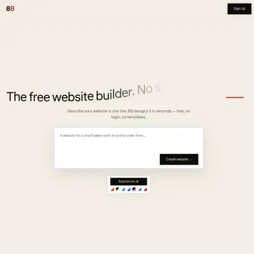 8b Website Builder