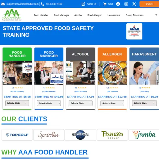 AAA Food Handler