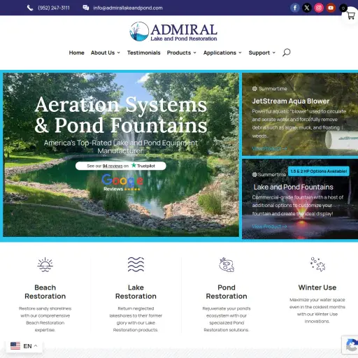 Admiral Lake and Pond Restoration