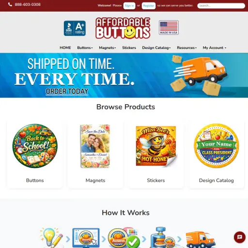 Affordable Buttons