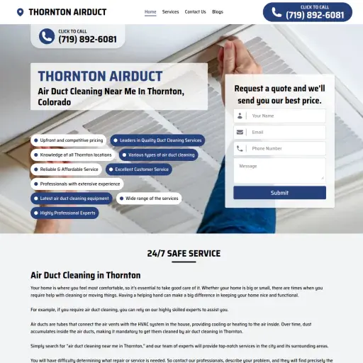 Thornton Airduct Cleaning Services