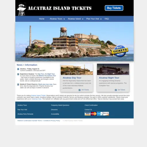Alcatraz Tickets