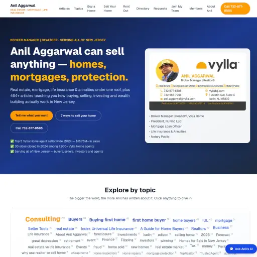 Anil Sells Home nj
