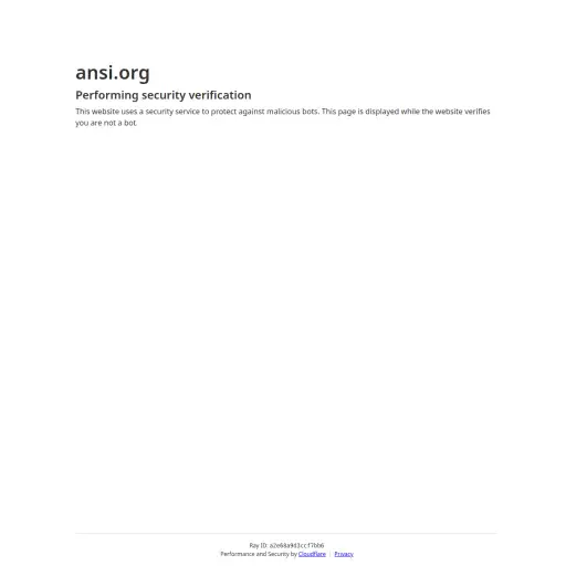 American National Standards Institute