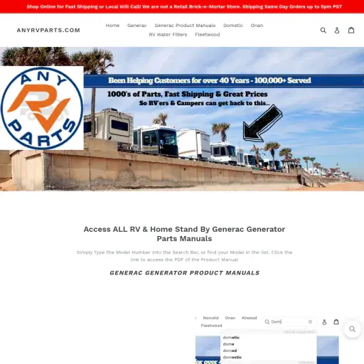 Schwalm Parts aka Any RV Parts