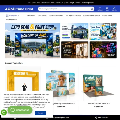 AOM Displays