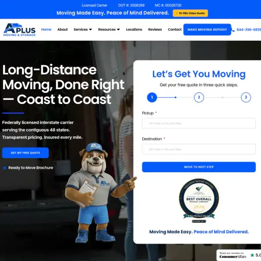 A Plus Moving and Storage