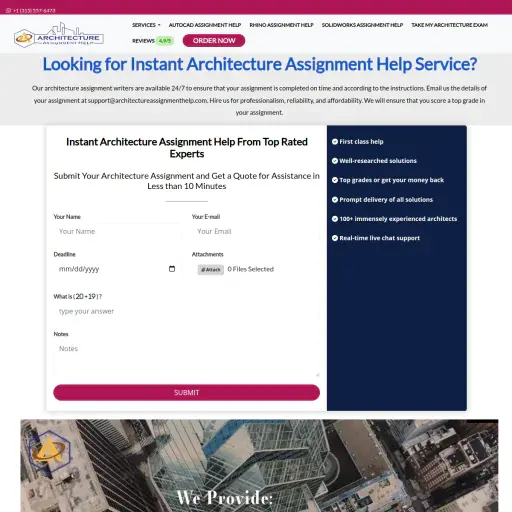 Architecture Assignment Help