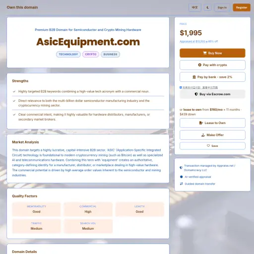 Asicequipment