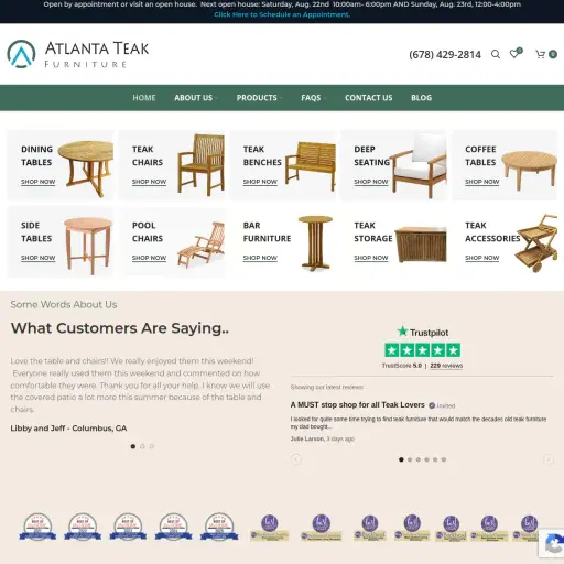 Atlanta Teak Furniture