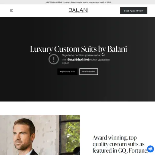 Balani Custom Clothiers