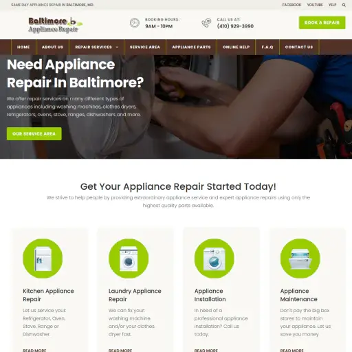 The Baltimore Appliance Repair Shop