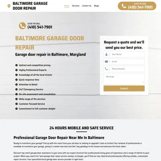 Baltimore Garage Door Repair