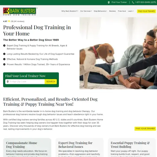 Bark Busters Home Dog Training