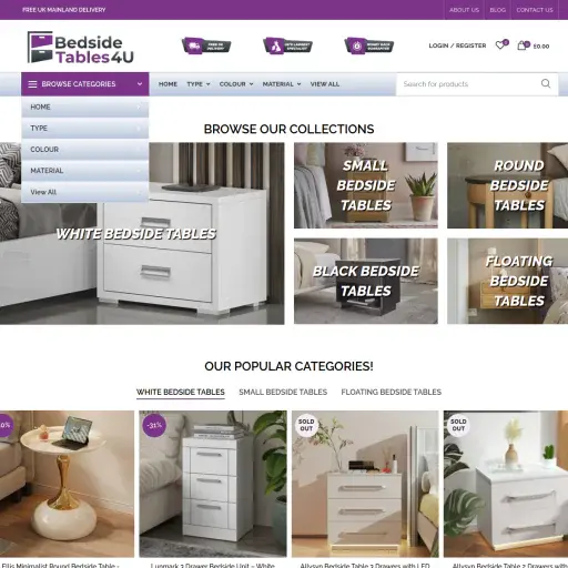Bedside Tables 4u