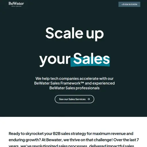 Bewater tech sales
