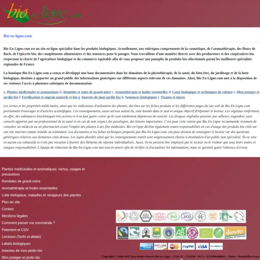 Bio Enligne