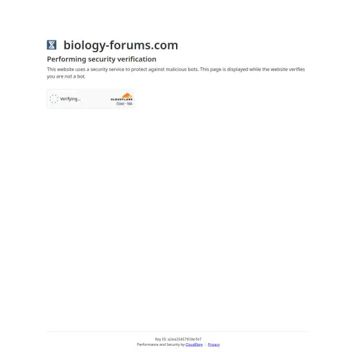 Biology Forums