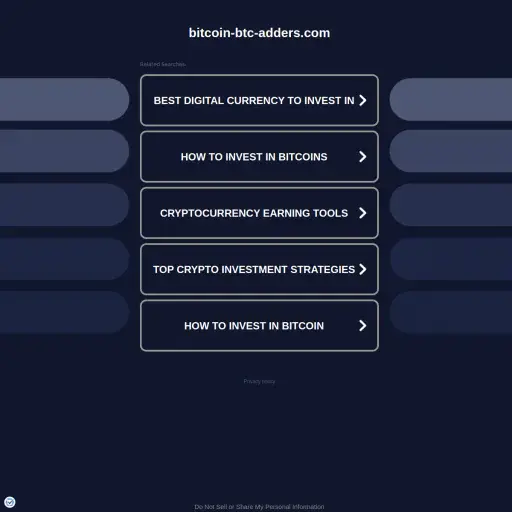 Bitcoin Btc-adders