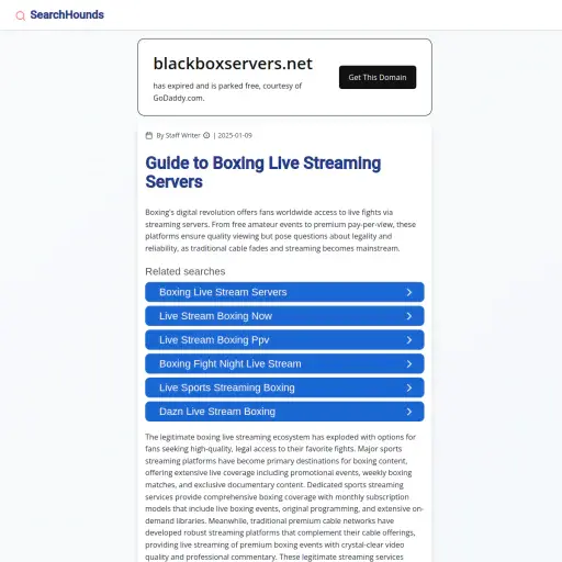 BlackBoxServers
