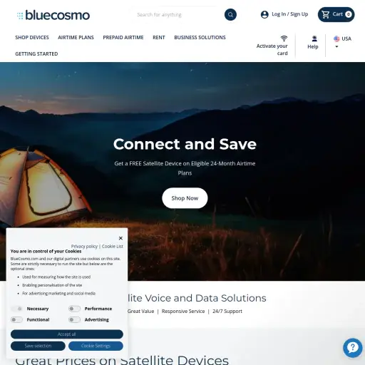 BlueCosmo Satellite Communications