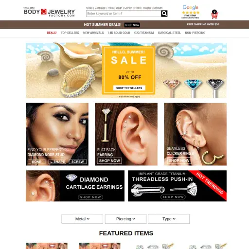 Body Jewelry Factory
