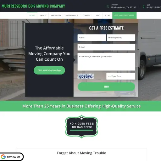 Murfreesboro Bo's Moving Company