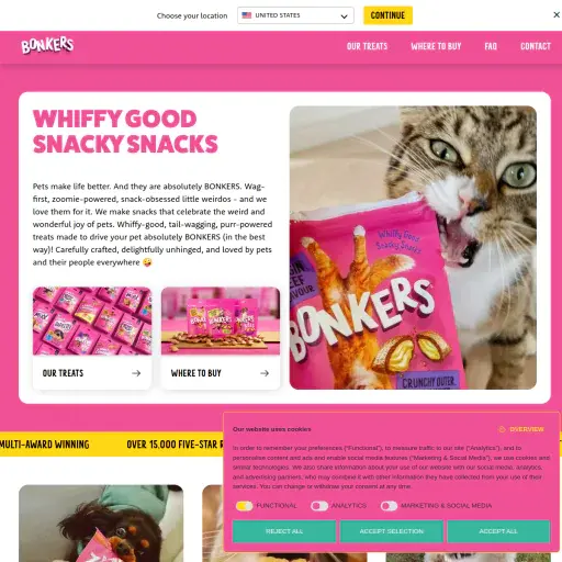 BONKERS Pet Treats
