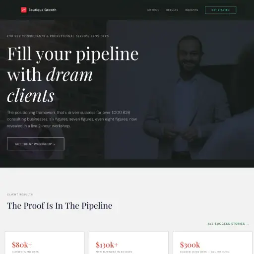 Boutique Growth - 90 Day Pipeline