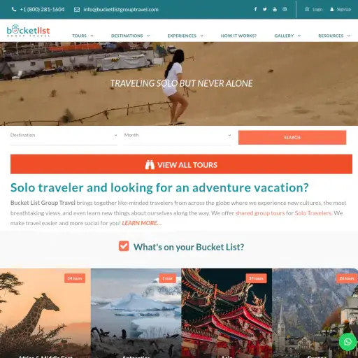 Bucket List Group Travel