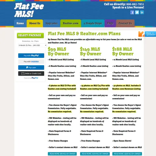 Flat Fee MLS Listing Service - Brokerless