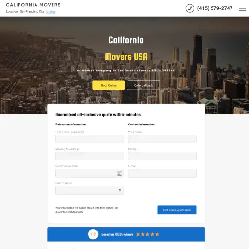 California Movers Local & Long