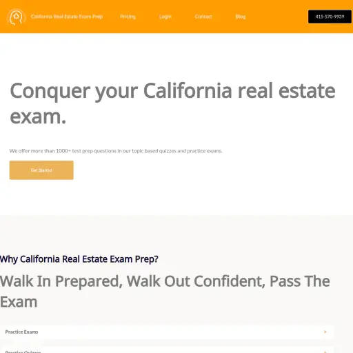 California Real Estate Exam Prep