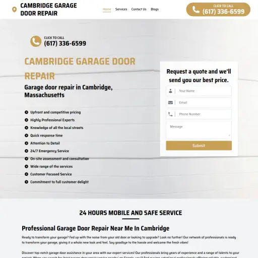 Cambridge Garage Door Repair