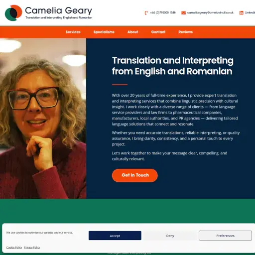 Camelia Geary Translations