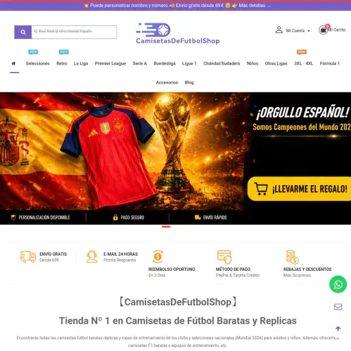 Camisetasdefutbolshop