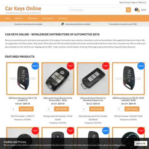 Car Keys Online