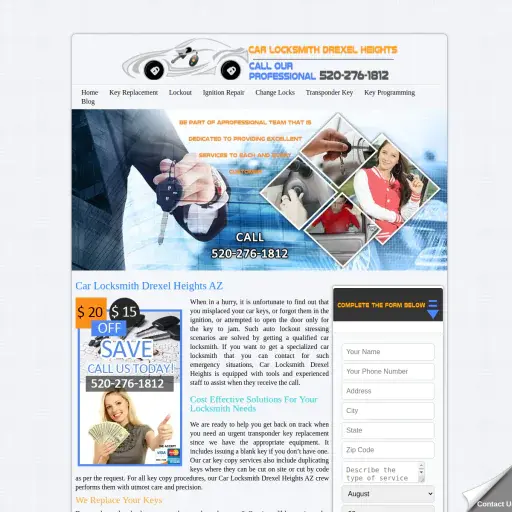 Car Locksmith Drexel Heights AZ
