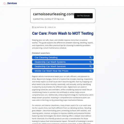Carnoisseurleasing