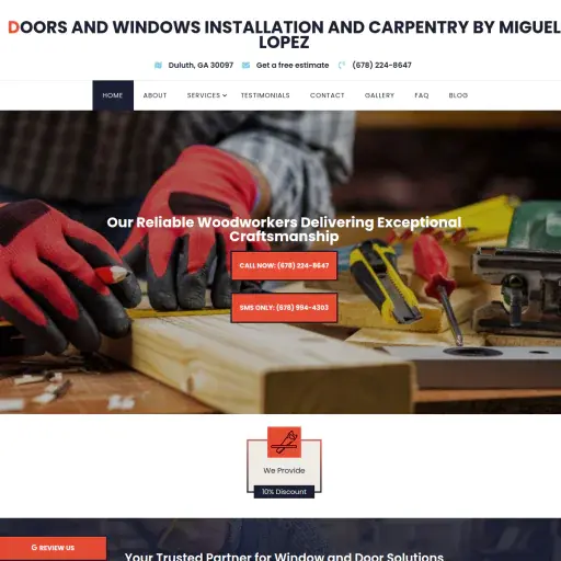 Doors and Windows Installation and Carpentry by Miguel Lopez