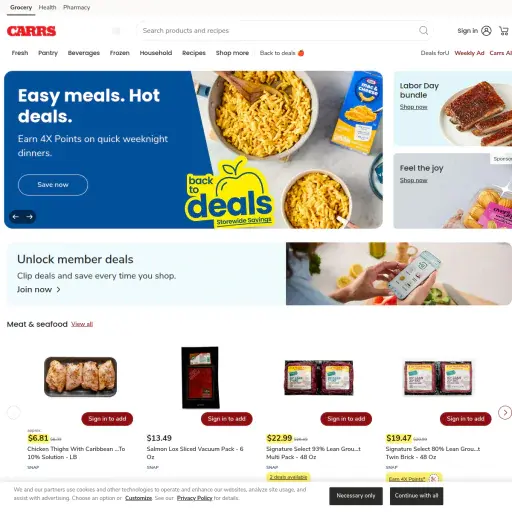 Carrs/Safeway - Ingredients For Life