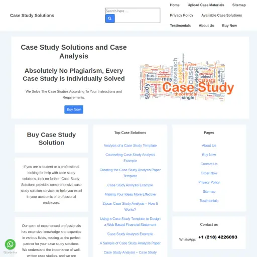 Case Study-solutions