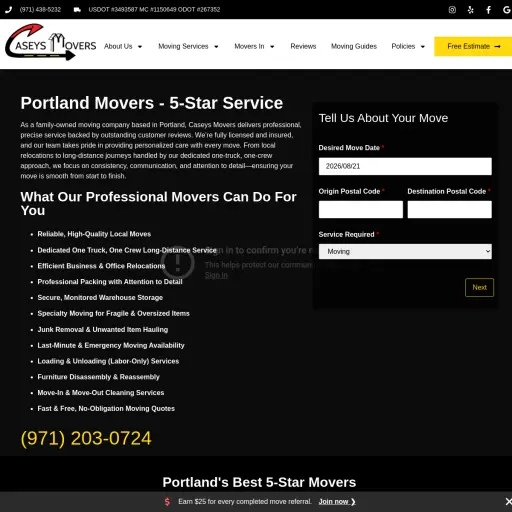 Caseys Movers