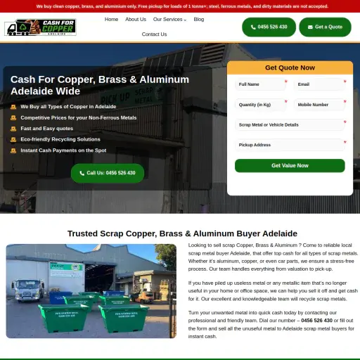 Cash For Copper Adelaide