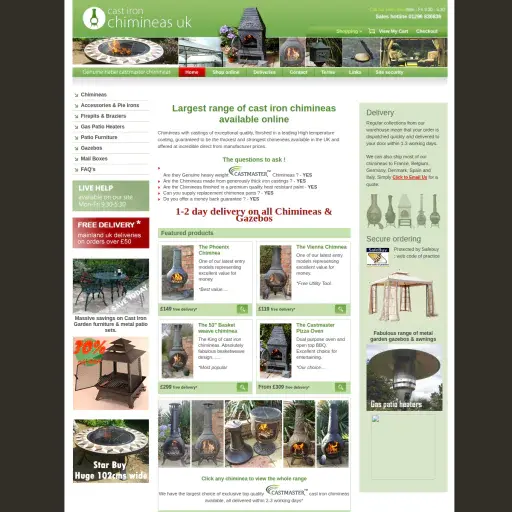 Castironchimineas