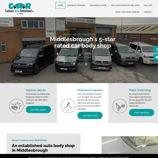 centuryautorefinishers.co.uk