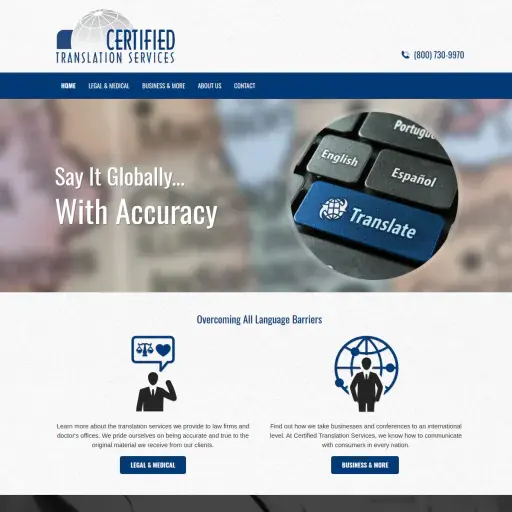 Certified Translation Services