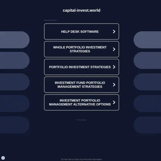 Cfd Capital Invest